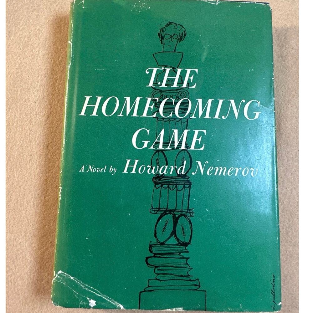 1st ed. HC copy The Homecoming Game by Howard Nemerov publ Simon & Schuster 1957